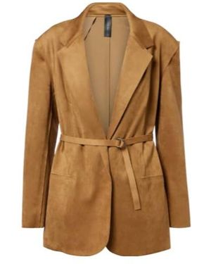 Norma Kamali Oversized Blazer - Brown