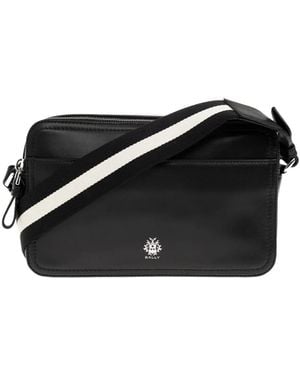 Bally Ray Zip Shoulder Bag - Black