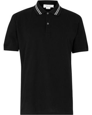 McQueen Short-Sleeve Polo Shirt - Black