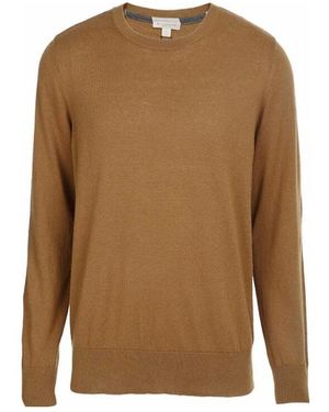 Burberry Round-Neck Jumper - Brown