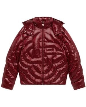 CASABLANCA Quilted Down Puffer Jacket - Red