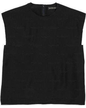 Balenciaga Top Silk - Black