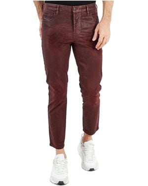 DIESEL Slim-Fit Jeans - Red