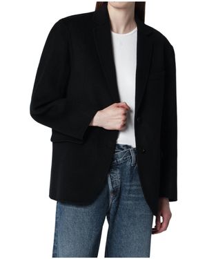 Anine Bing Quinn Single-Breasted Blazer - Black