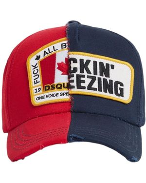DSquared² Logo Baseball Cap - Red