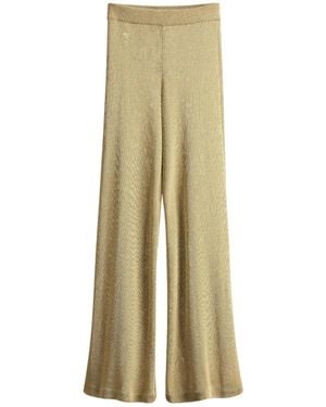 Dior Or Flared Trousers - Natural