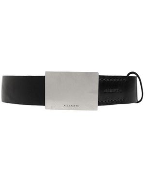 AllSaints Adjustable Waist Belt - White