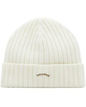 Paul & Shark Logo Patch Hat - White