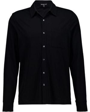 James Perse Clean Finish Jersey Shirt - Blue