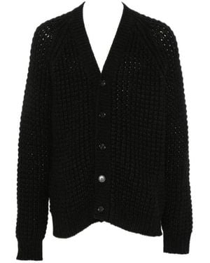 Roberto Collina Long-Sleeve Single-Breasted Cardigan - Black