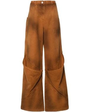 The Attico Casual Pants - Brown