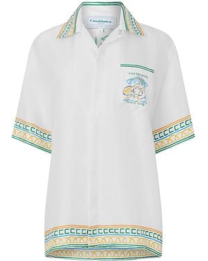 CASABLANCA Simple T-Shirt - White