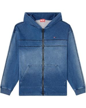 DIESEL Zip-Up Hoodie - Blue