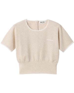 Miu Miu Cashmere Jumper - White