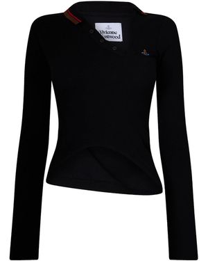 Vivienne Westwood Longsleeve Knit Top - Black