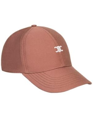 Celine Triomphe Baseball Cap - Pink