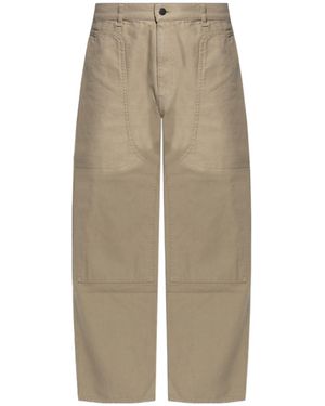 Roa Canvas Cotton Pants - Natural