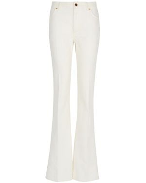 Balmain Straight-Leg Denim Jeans - White