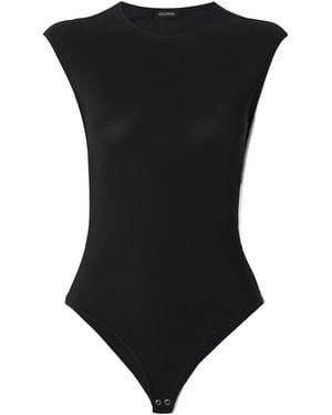 Goldsign Stretch Jersey Bodysuit - Black