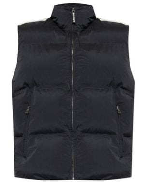 Palm Angels Classic Logo Track Down Vest - Black