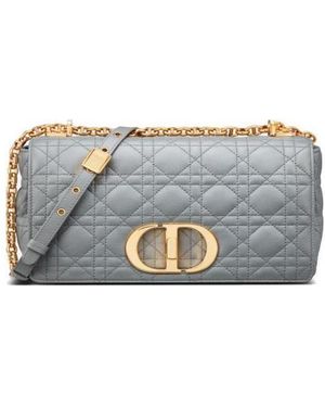 Dior Medium Caro Bag - Grey