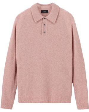 Roberto Collina Long-Sleeve Polo Shirt - Pink