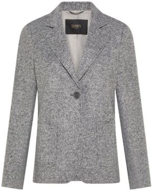 Seventy Single-Breasted Jacket - Gray