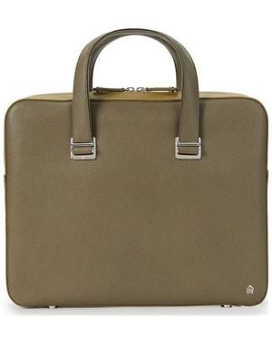 dunhill Logo Briefcase - Green