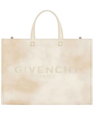 Givenchy Medium G-Tote Shopping Bag - Natural