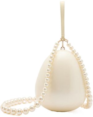 Simone Rocha Pearl Crossbody Bag - Natural