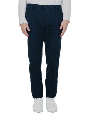 Incotex Casual Pants With Belt Loops - Blue