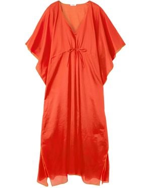 Eres Cotton Canvas Dress - Red