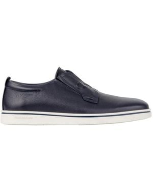 Ferragamo Derby Slip-On - Blue