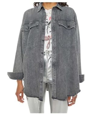 Mother The Lazy Sunday Shirt - Grey