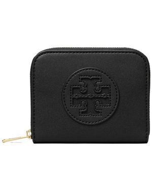 Tory Burch Small Ella Bio Zip Wallet - Black