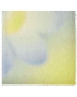 Fendi Gradient Monogram Scarf - Yellow
