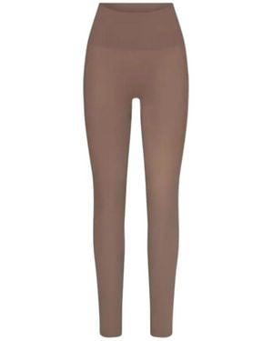 Skims Soft Smoothing Seamless Leggings - Brown