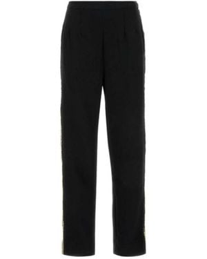 Bode Weedy Crochet Pants - Black