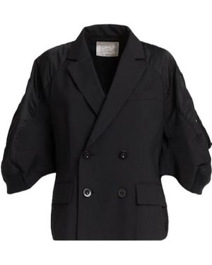 Sacai Twill Jacket - Black