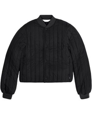 Rains Banja Liner Bomber Jacket - Black