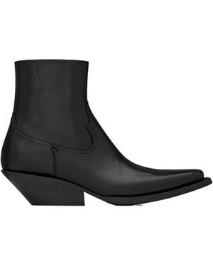 Saint Laurent Dylan Booties - Black