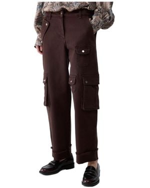 Liu Jo Worker Pants With Pockets - Multicolor