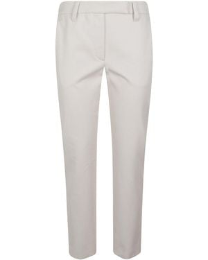 Brunello Cucinelli Tapered Tailored Trousers - Grey