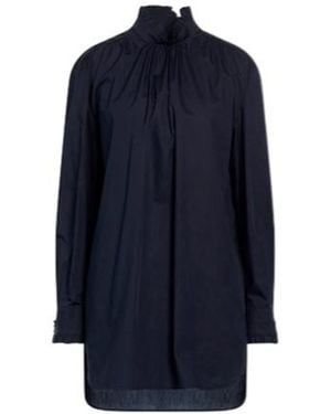 Max Mara Solid-Colored Long-Sleeved Top - Blue