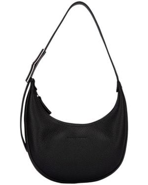 Longchamp Roseau Essential Small Shoulder Bag - Black