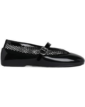 Alaïa Alaïa Shiny Ballet Flats - Black
