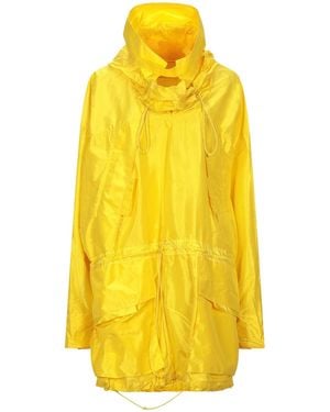 Maison Margiela Solid Colour Silk Dresses - Yellow