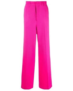 Ami Paris Wide-Leg Tailored Pants - Pink