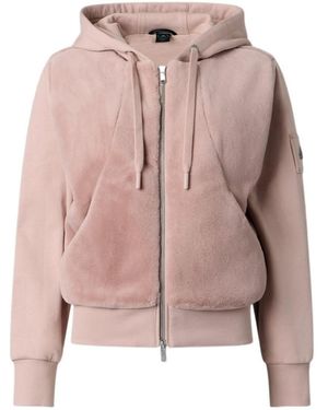 Moose Knuckles Rosylyn Bunny Hoodie - Pink