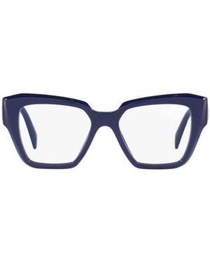 Prada Eyewear Square Frame Glasses - Blue
